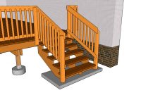 Deck Stair Railing Plans Outdoor Building Frame House Plans 80825 within size 1280 X 756