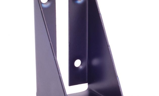 Decklok Black Powder Coated Steel Bracket With Screws For Fence for size 1000 X 1000