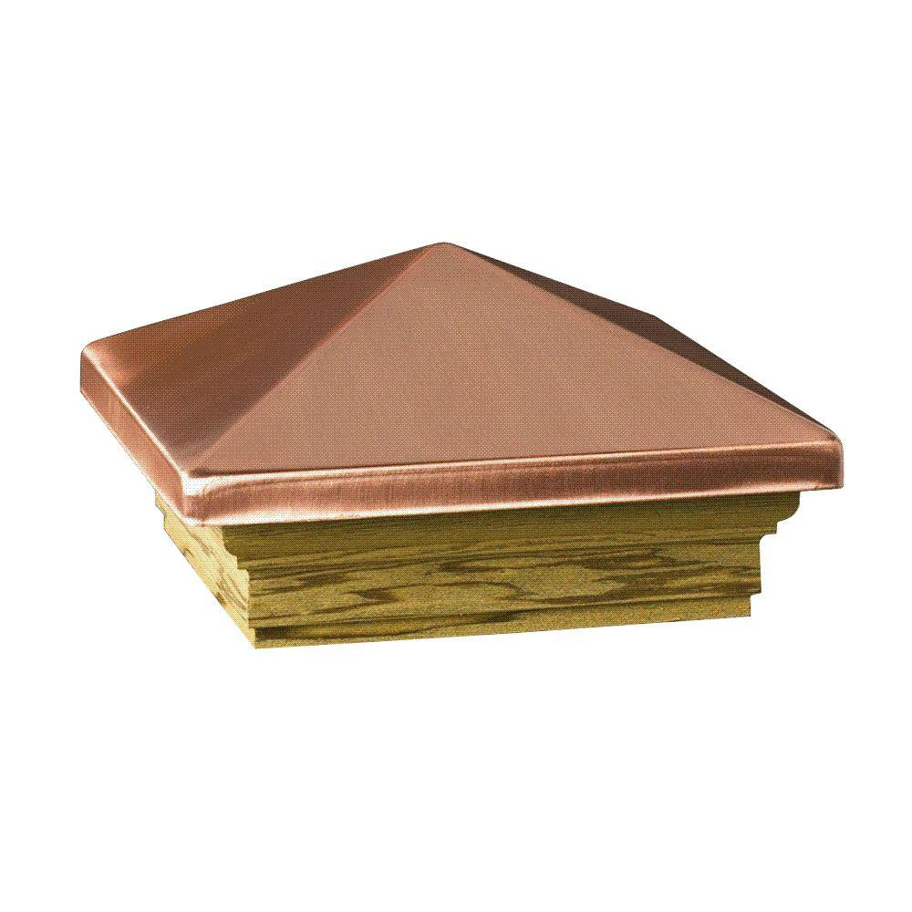 Deckorail Verona 4 In X 4 In Copper High Point Pyramid Post Cap in sizing 1000 X 1000