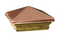 Deckorail Verona 6 In X 6 In Copper High Point Pyramid Post Cap for size 1000 X 1000