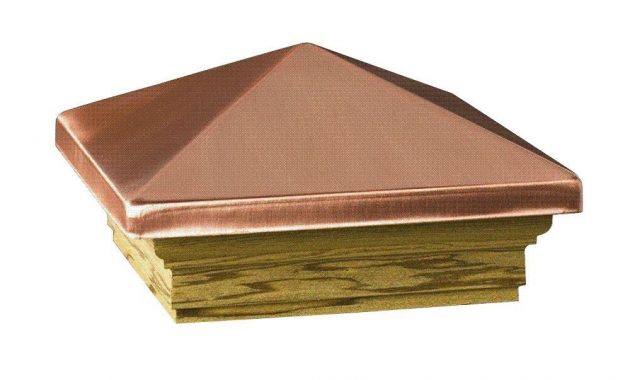 Deckorail Verona 6 In X 6 In Copper High Point Pyramid Post Cap for size 1000 X 1000