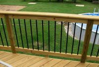 Deckorators Railing And Accessories Black Aluminum Balusters And Acq with proportions 1024 X 768