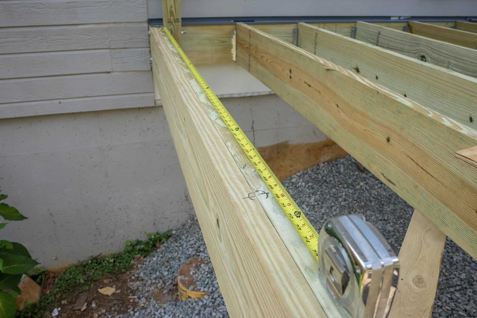 attaching deck rails