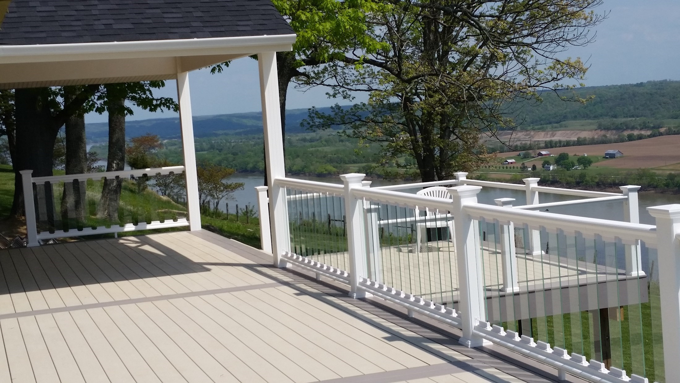 Decks Glass Deck Railings intended for size 2200 X 1238