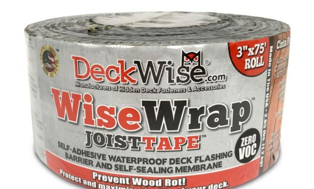 Deckwise Joisttape 3 In X 75 Ft Self Adhesive Joist Barrier Tape for measurements 1000 X 1000