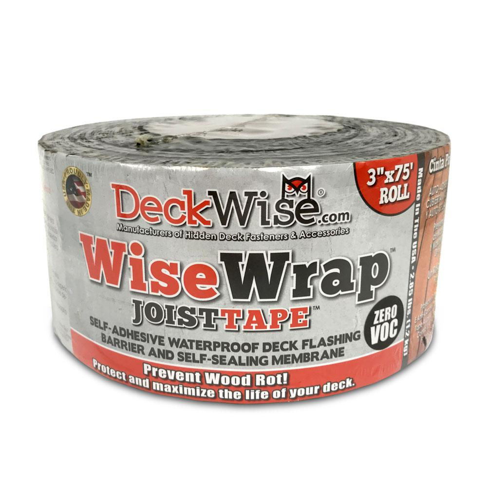 Deckwise Joisttape 3 In X 75 Ft Self Adhesive Joist Barrier Tape throughout size 1000 X 1000