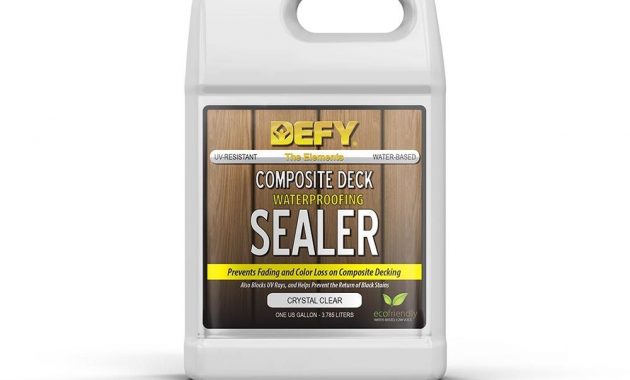 Defy Composite Deck Waterproofing Sealer Defy Wood Stain with regard to size 1000 X 1000