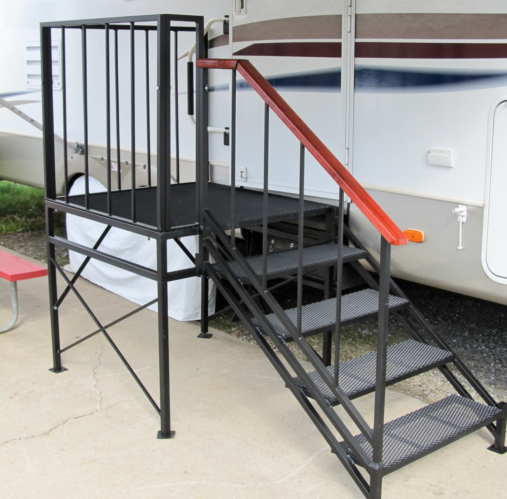 Deluxe Rv Stairs Wwwtrailerlife pertaining to size 1000 X 983