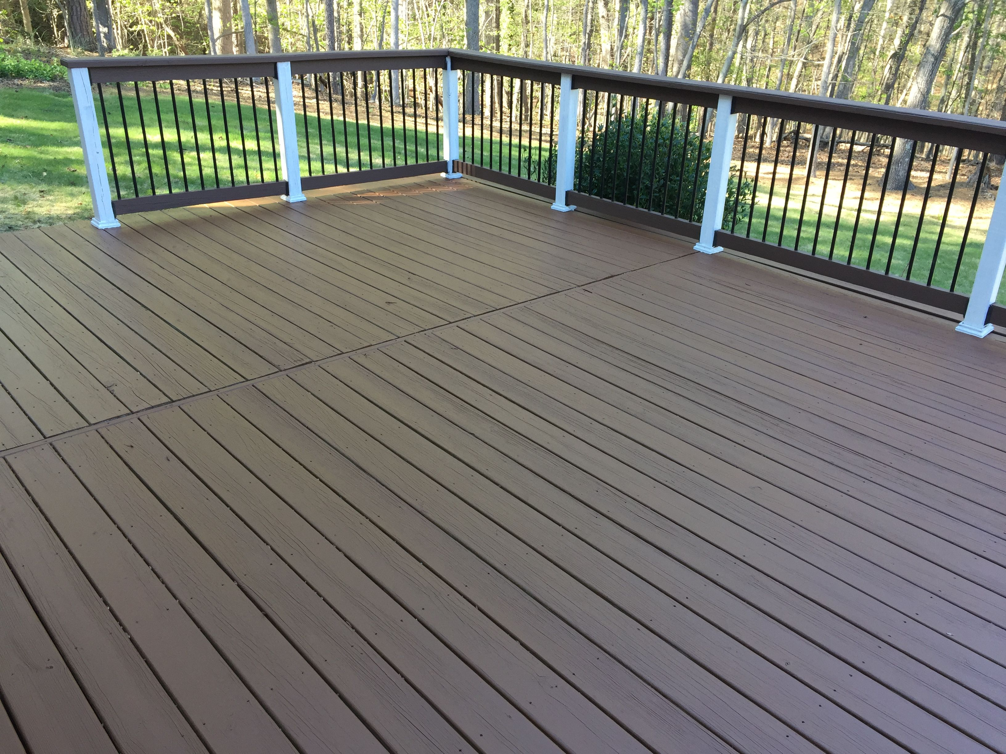 Did The Deck Today And Love The Double Shade Deck Paint Colors Behr inside measurements 3264 X 2448