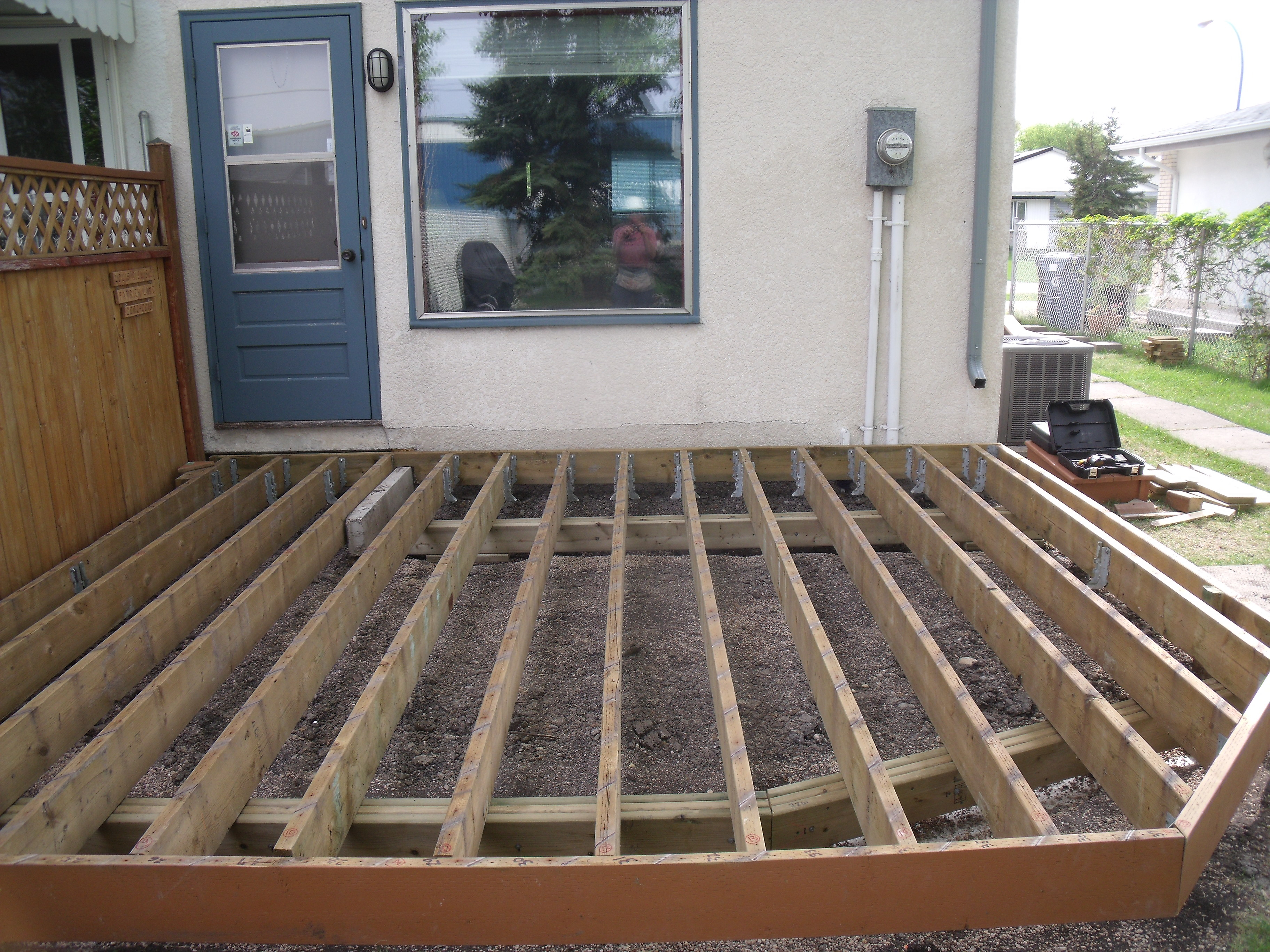 Diy Customer Builds Low Deck Like A Pro On Postech Screw Piles pertaining to size 3648 X 2736
