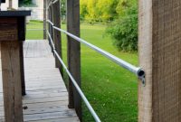 Diy Inexpensive Deck Rails Out Of Steel Conduit Easy To Do regarding proportions 700 X 1124