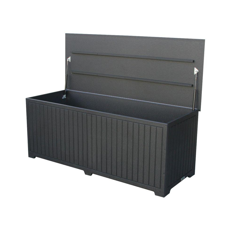 Eagle One Sydney 110 Gal Extra Large Black Recycled Plastic throughout measurements 1000 X 1000