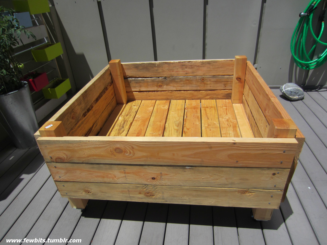 Easy Raised Garden Bed On Casters For Patio Or Deck for sizing 1280 X 960