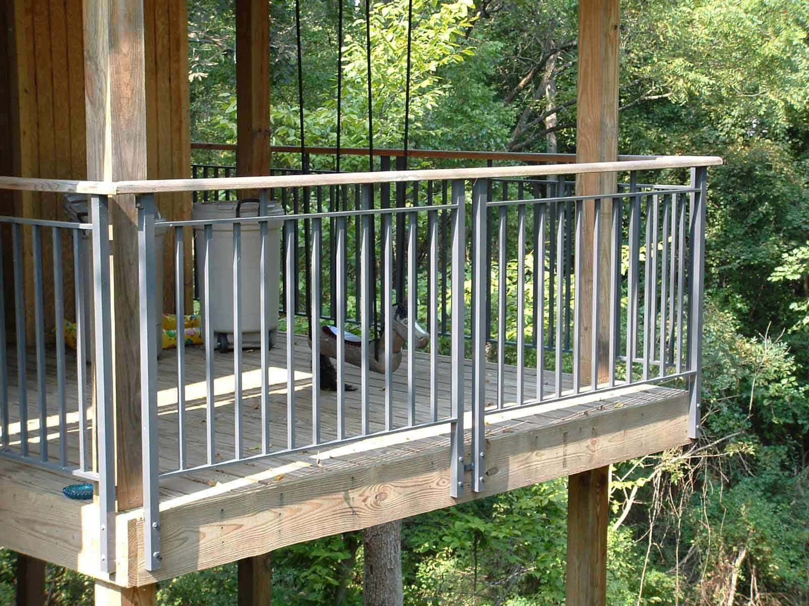 Face Mount Balcony Railing Aluminum Deck Railings 4 Cityscape intended for proportions 1600 X 1200
