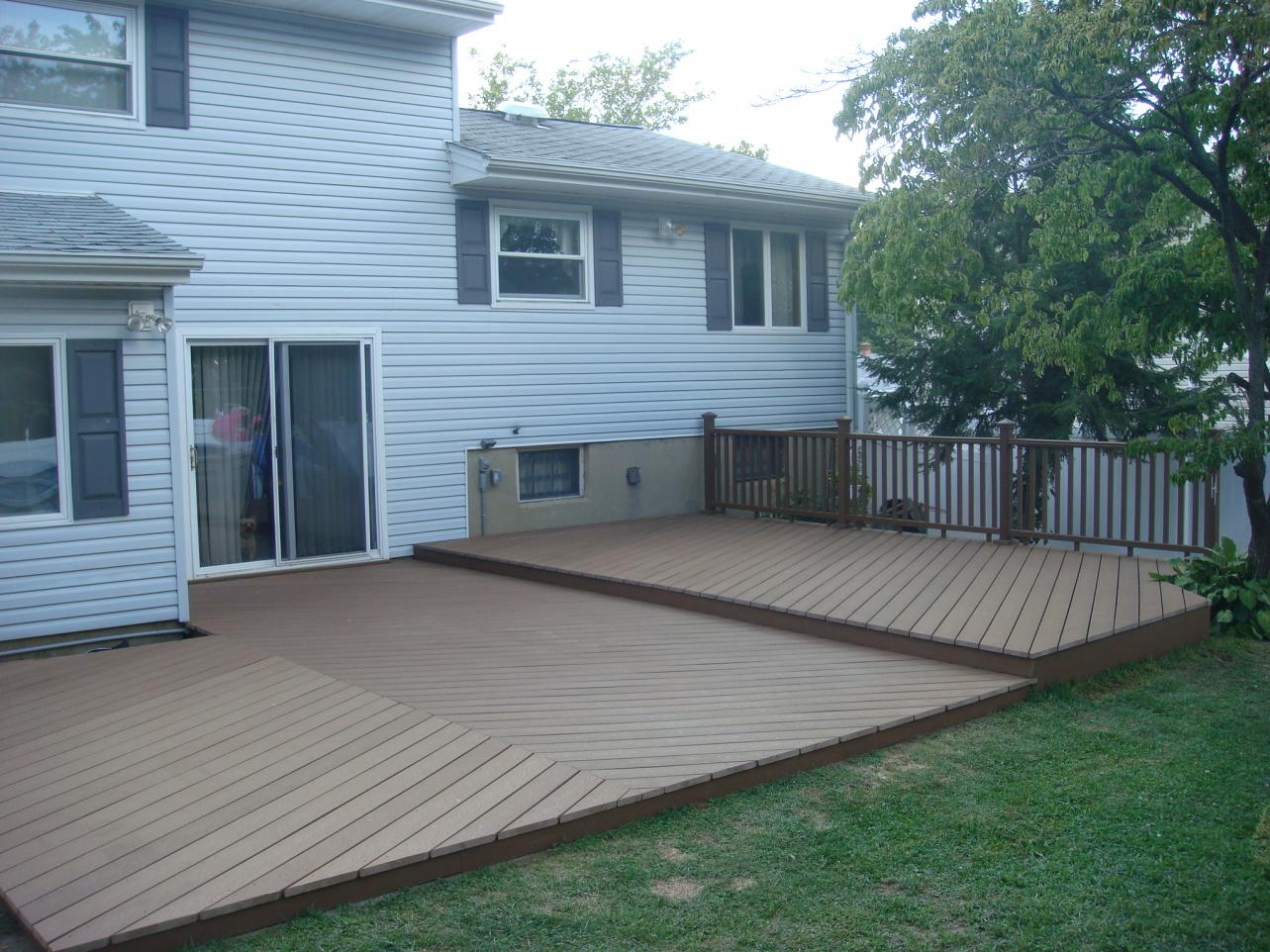 First Ground Level Deckneed Advice Please Decks Fencing with proportions 1283 X 962