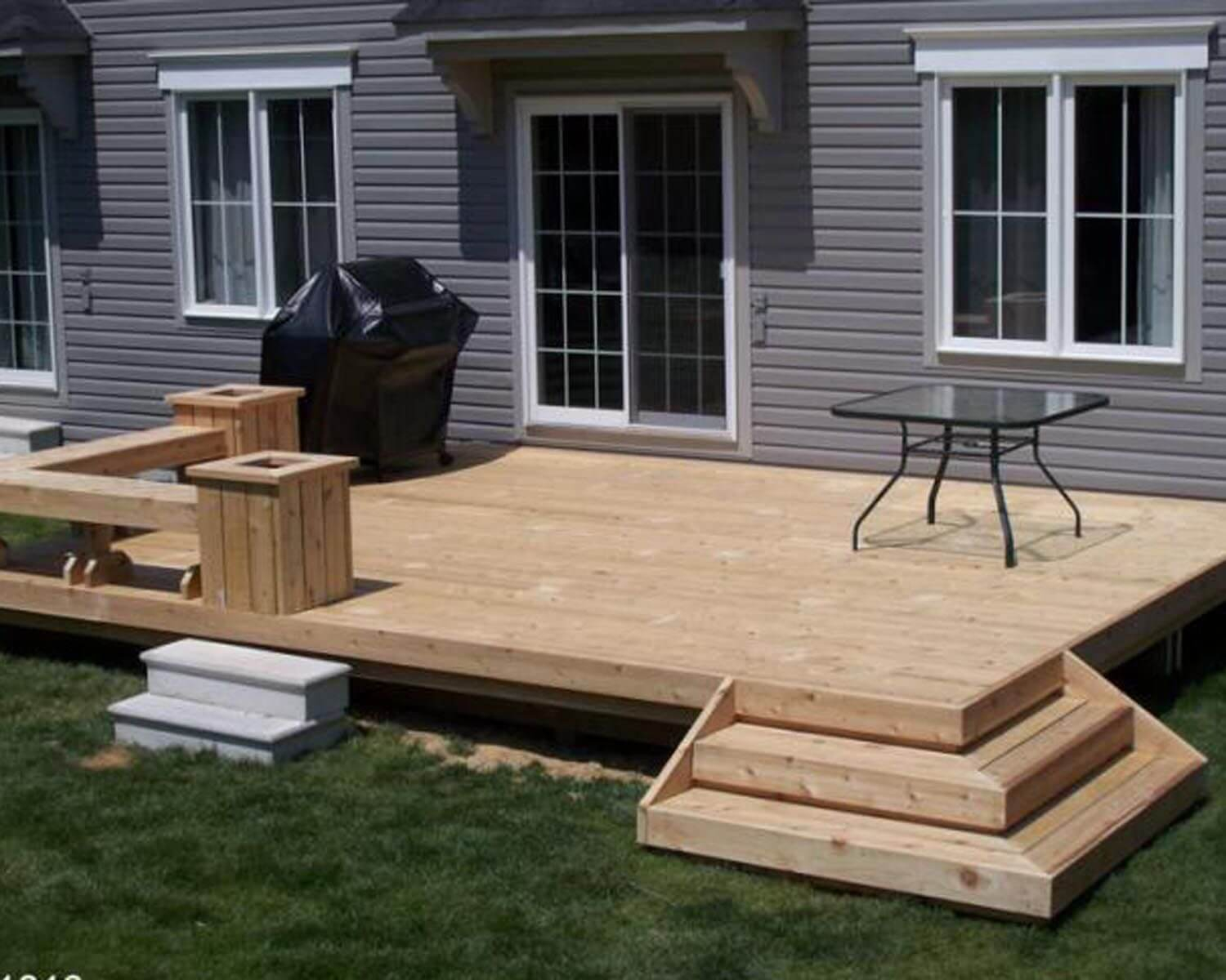 Flooring Ideas Minimalist Patio Design With Deck Design Application with measurements 1500 X 1200