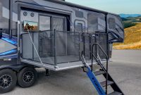 Fuzion 420 Toy Hauler Features Two Patio Decks Rv Business for sizing 2000 X 2077