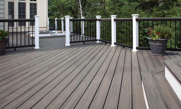 Grey Deck With White And Black Trim My Home Is My Castle throughout dimensions 1280 X 960