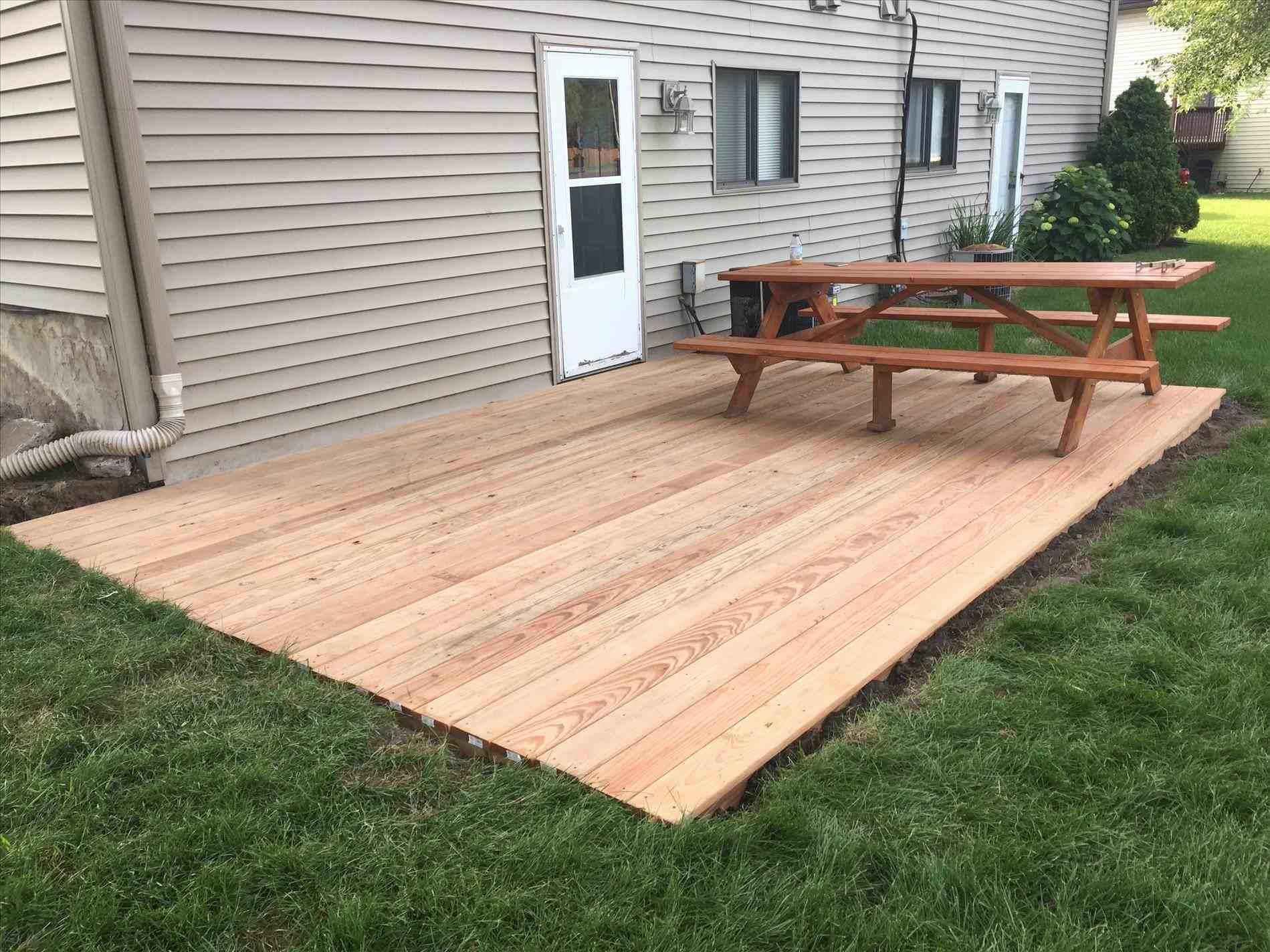 Ground Level Deck Without Footings • Decks Ideas