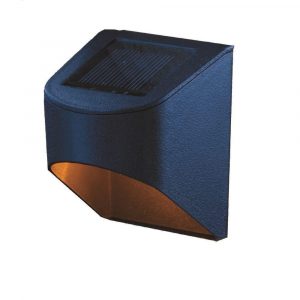 Hampton Bay Solar Dark Black Outdoor Integrated Led Fence Or Deck within size 1000 X 1000