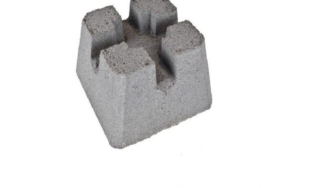Headwaters 12 In X 8 In X 12 In Concrete Patio Pier Block throughout proportions 1000 X 1000