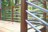 Horizontal Railing Using 125 Conduit Deck Makeover Deck for dimensions 3264 X 1840
