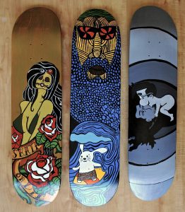 I Paint Skateboard Decks Most Recent Creations Album On Imgur throughout measurements 2041 X 2336