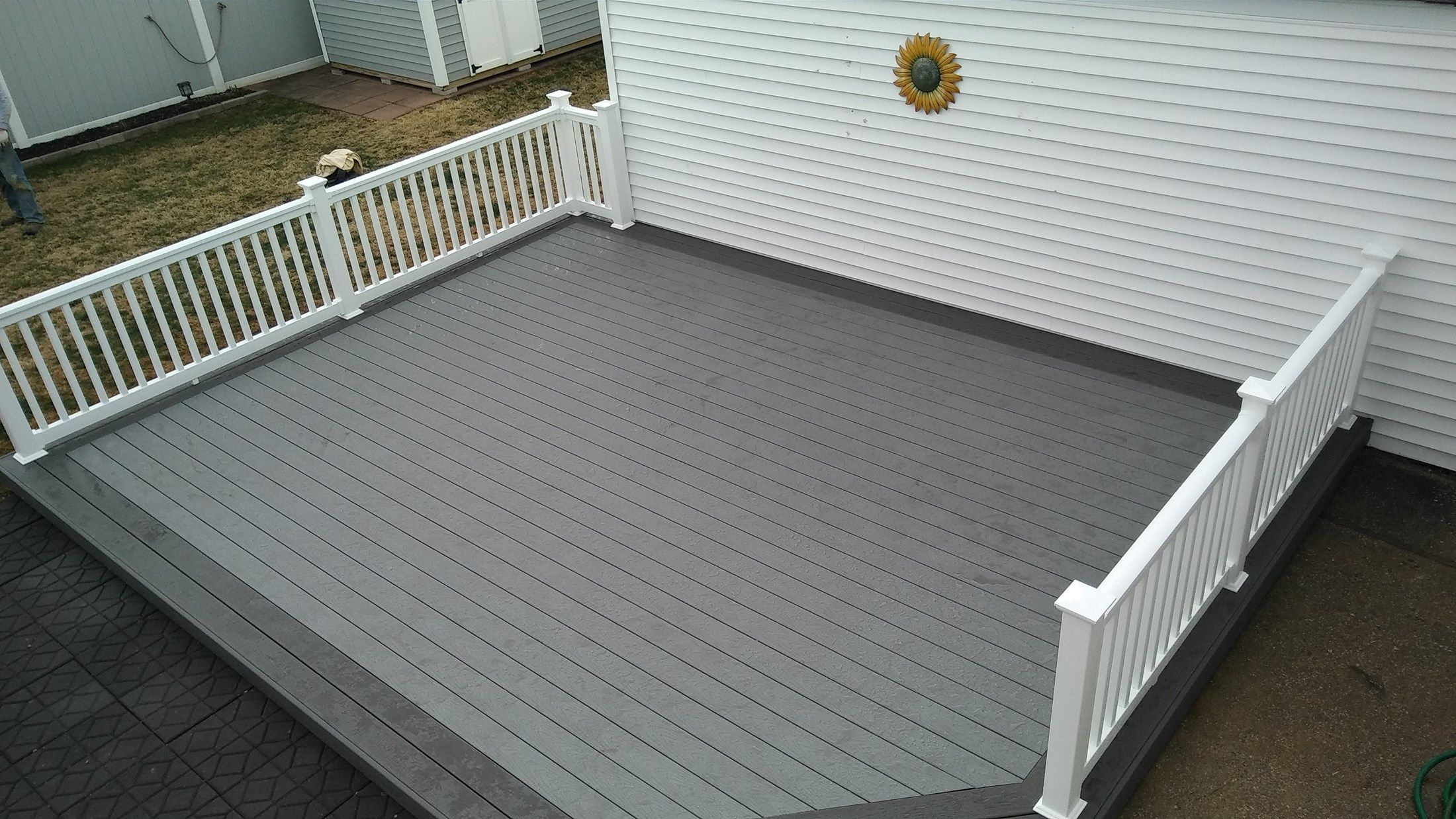 trex deck ideas grey