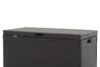Jeco Black Wicker Patio Furniture Storage Deck Box Ori003 D The intended for sizing 1000 X 1000