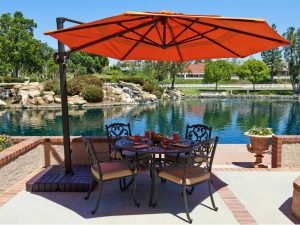 Large Deck Umbrella Backyard Doherty House Square And Large Deck for size 1024 X 768