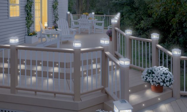 Led Deck Post Lights Led Deck Post Lights R Linkedlifes inside proportions 1200 X 944