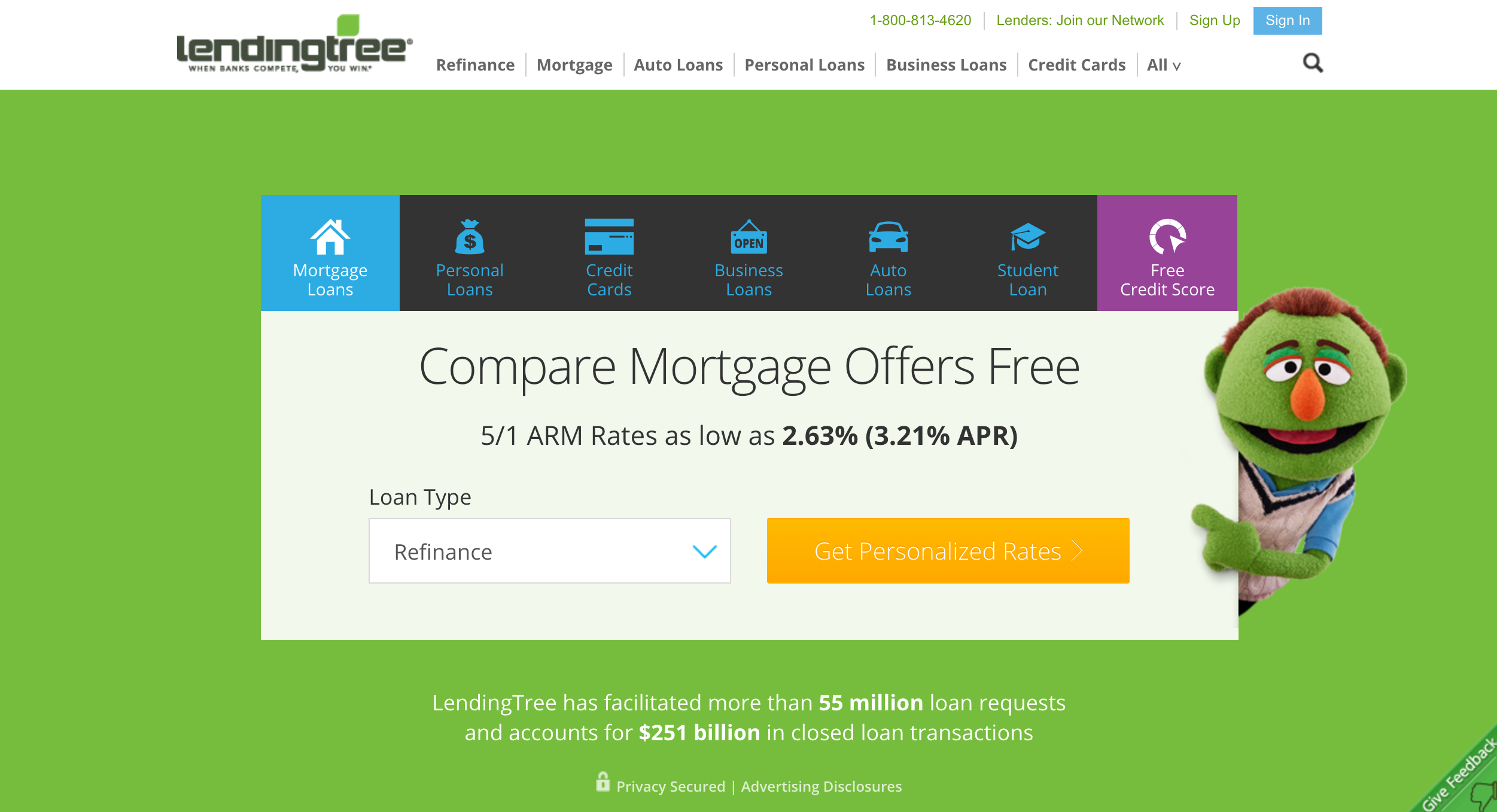 Lendingtree Archives Page 2 Of 4 Finovate pertaining to sizing 2502 X 1358