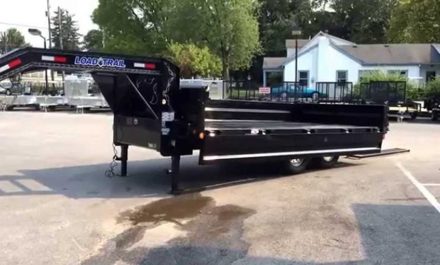 Load Trail 8x16 Gooseneck Deckover Hydraulic Dump Trailer 14000 regarding dimensions 1280 X 720