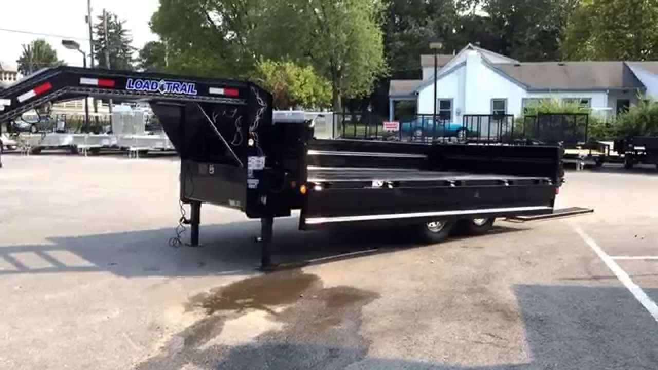 Load Trail 8x16 Gooseneck Deckover Hydraulic Dump Trailer 14000 with proportions 1280 X 720