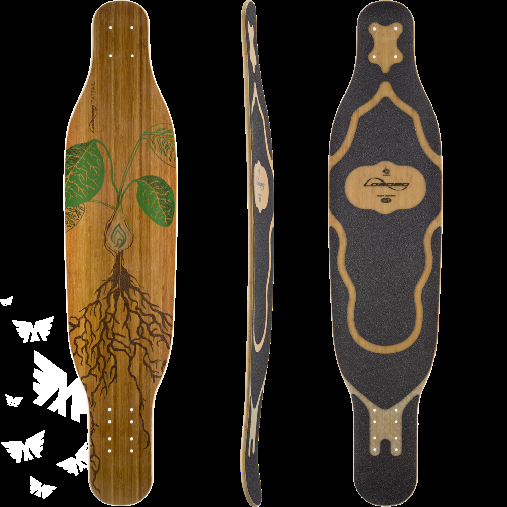 Loaded Fat Tail Longboard Skateboard Deck W Grip Muirskate for measurements 1000 X 1000