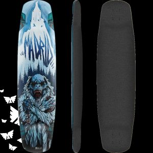 Madrid Yeti Longboard Skateboard Deck W Grip Muirskate intended for size 1000 X 1000