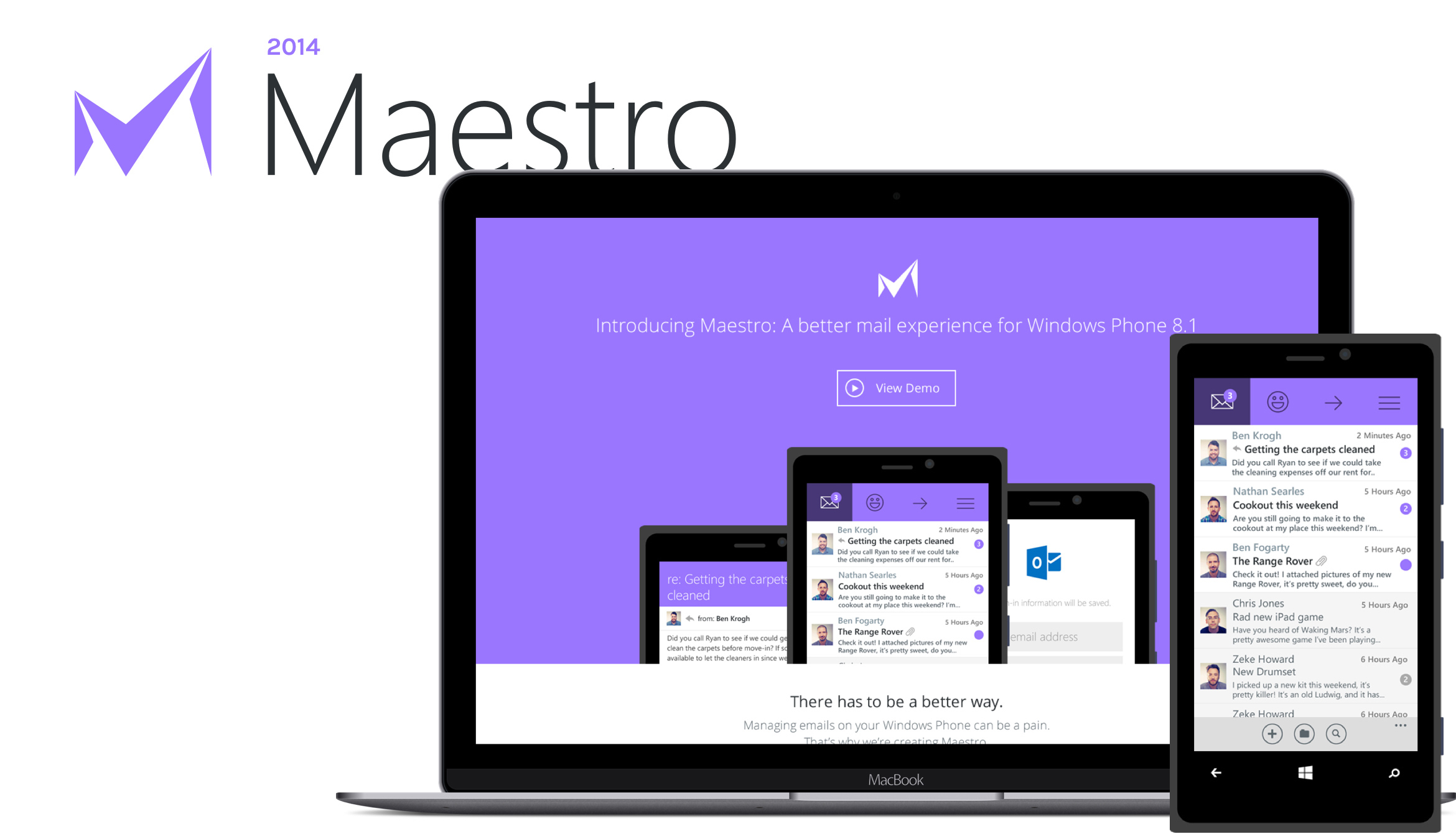Maestro Email App Design pertaining to proportions 2340 X 1340