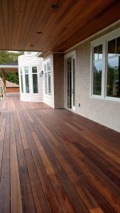 Mahogany Decking Applied With Penofin Exotic Hardwood Exterior Stain in proportions 2952 X 5248