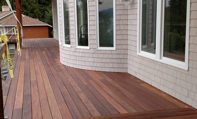 Mahogany Decking Applied With Penofin Exotic Hardwood Exterior Stain with measurements 2952 X 5248