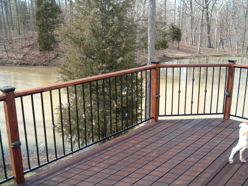 Metal Railings For Decks All In Home Decor Ideas Metal Deck for dimensions 1024 X 768