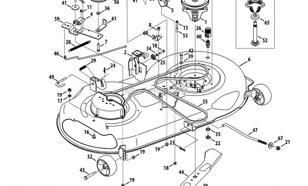 Mtd 13al78st299 247288861 2012 Parts Diagram For Mower Deck 46 Inch with sizing 1180 X 1527