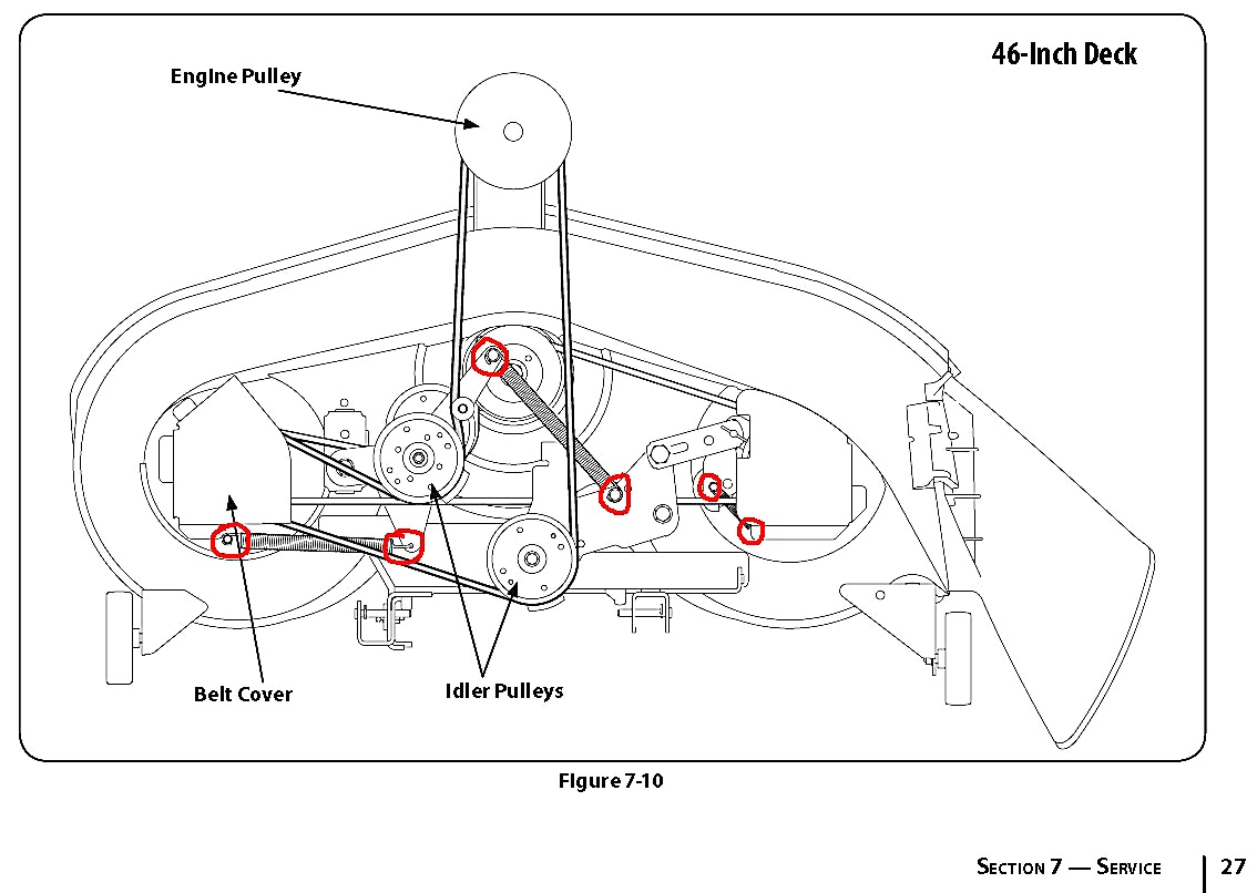 46 Inch Craftsman Mower Deck Belt • Decks Ideas