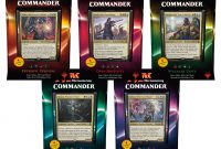 Mtg 2016 Commander Decks Set Of 5 Magic Products Commander Box in size 1073 X 900