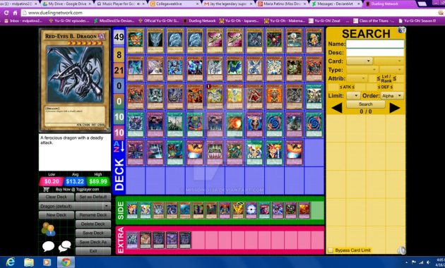 My Yugioh Deck Dueling Network Missdino13a On Deviantart throughout sizing 1191 X 670