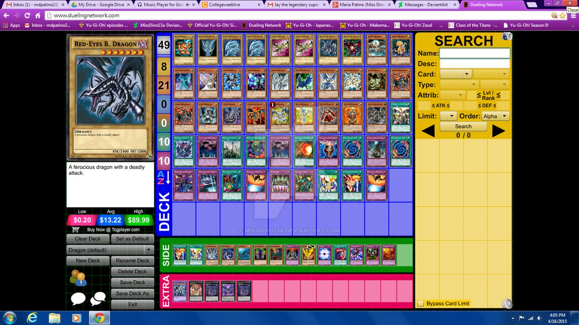 My Yugioh Deck Dueling Network Missdino13a On Deviantart throughout sizing 1191 X 670