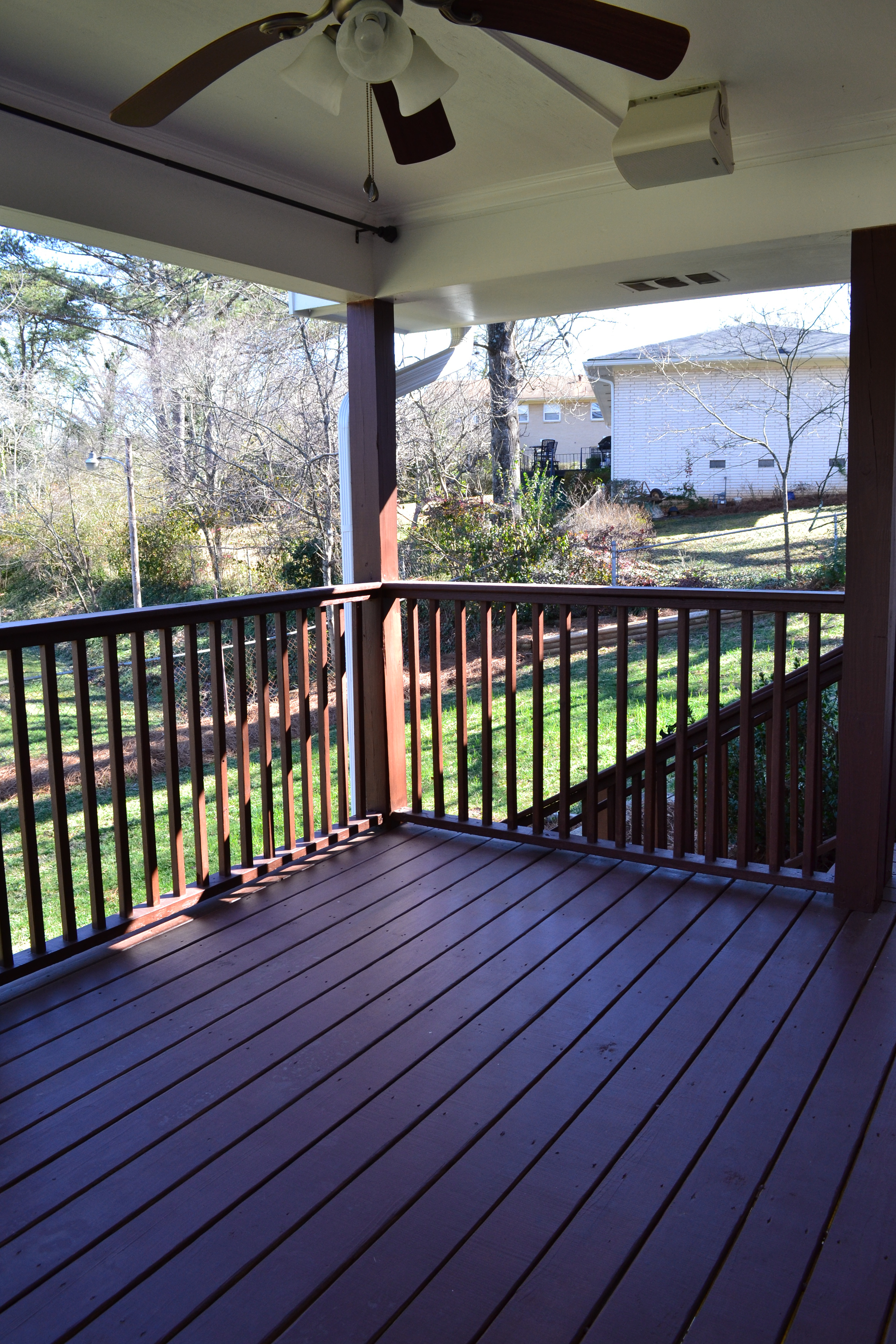 New Covered Deck With Ceiling Fan And Outdoor Speakers Vision with regard to dimensions 3072 X 4608