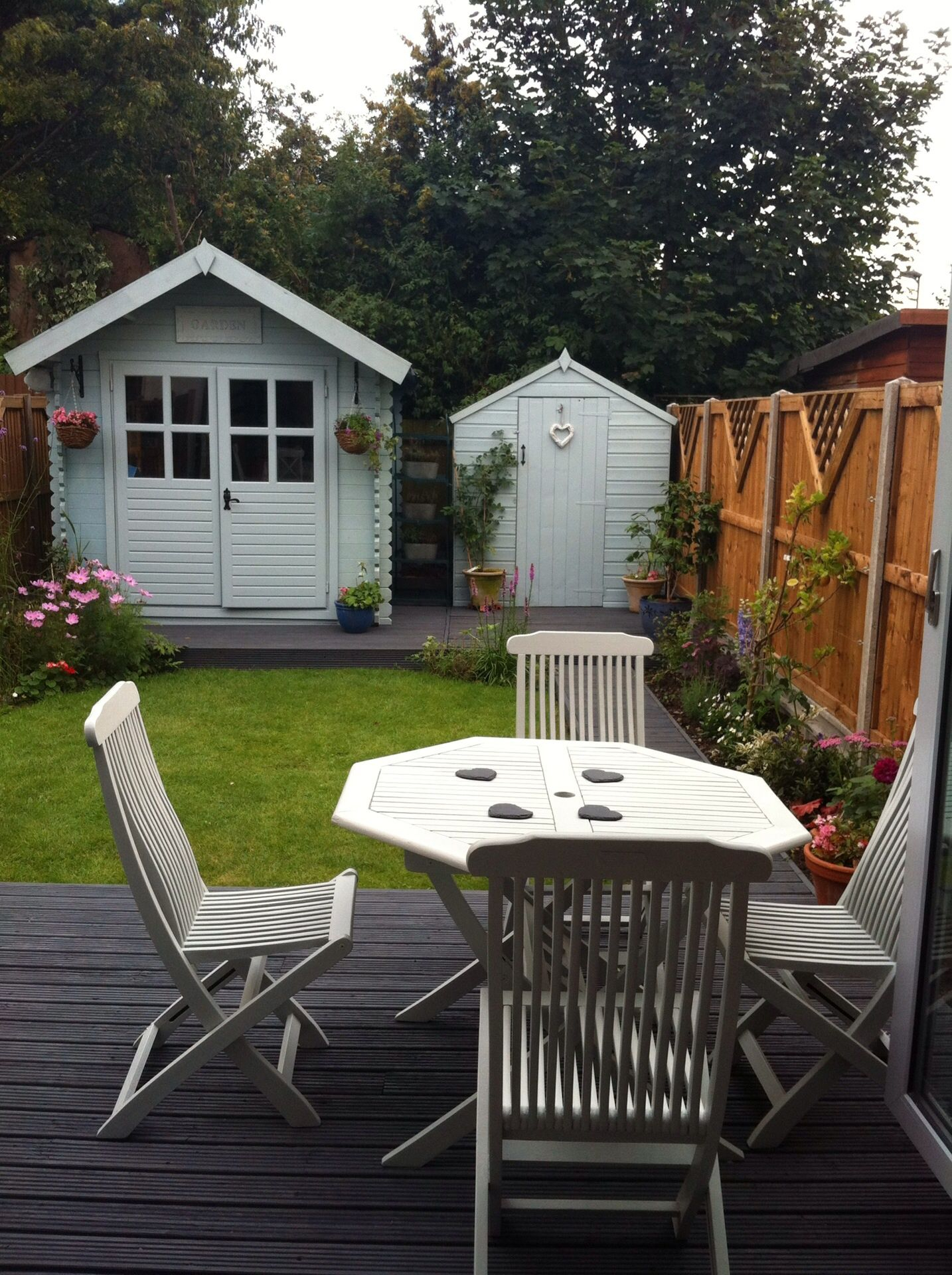 Old Garden Table And Chairs Up Cycled In Homebase Garden Colour for measurements 1434 X 1920