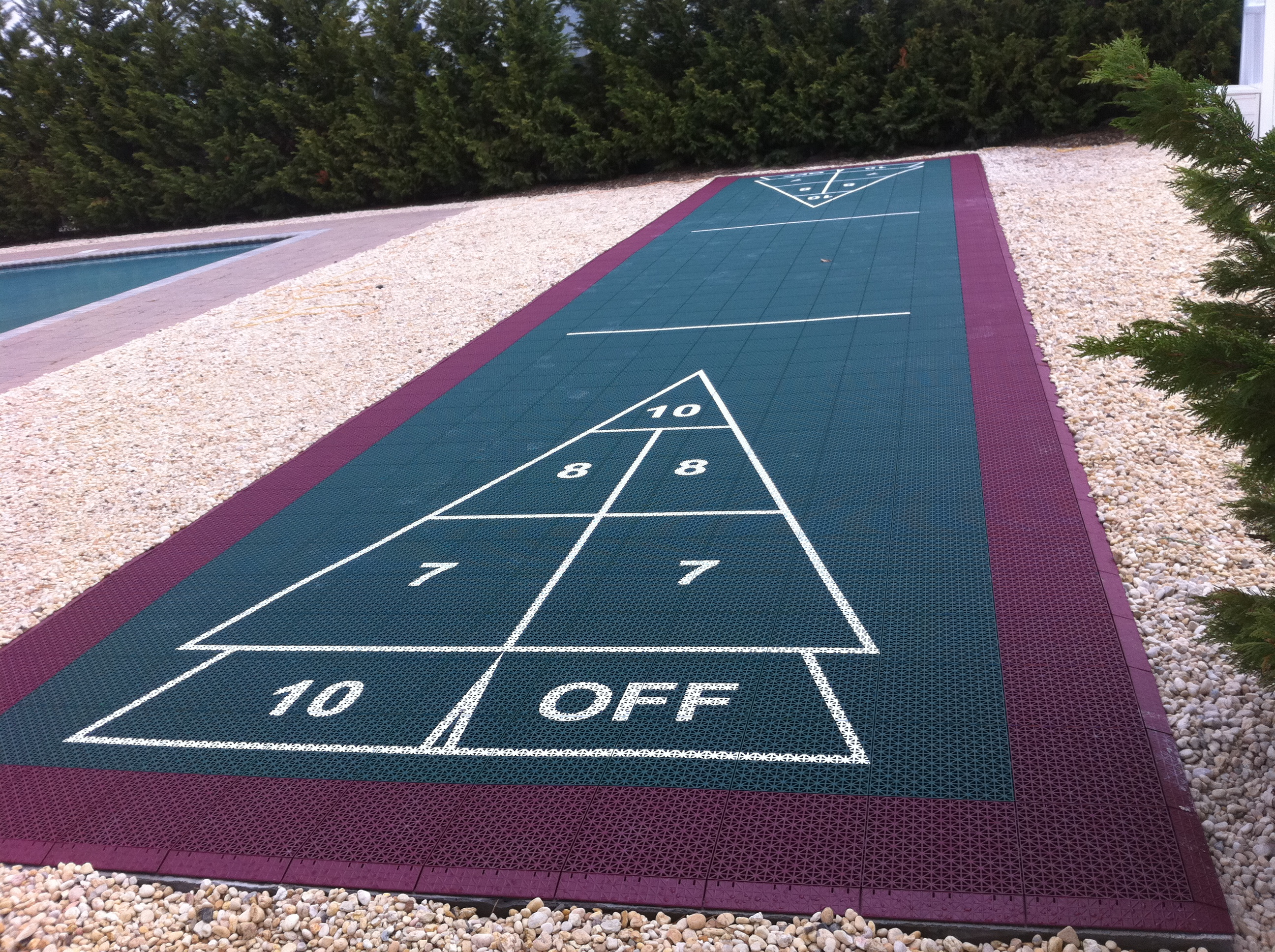 Outdoor Shuffleboard Court Outdoor Ideas intended for measurements 2592 X 1936