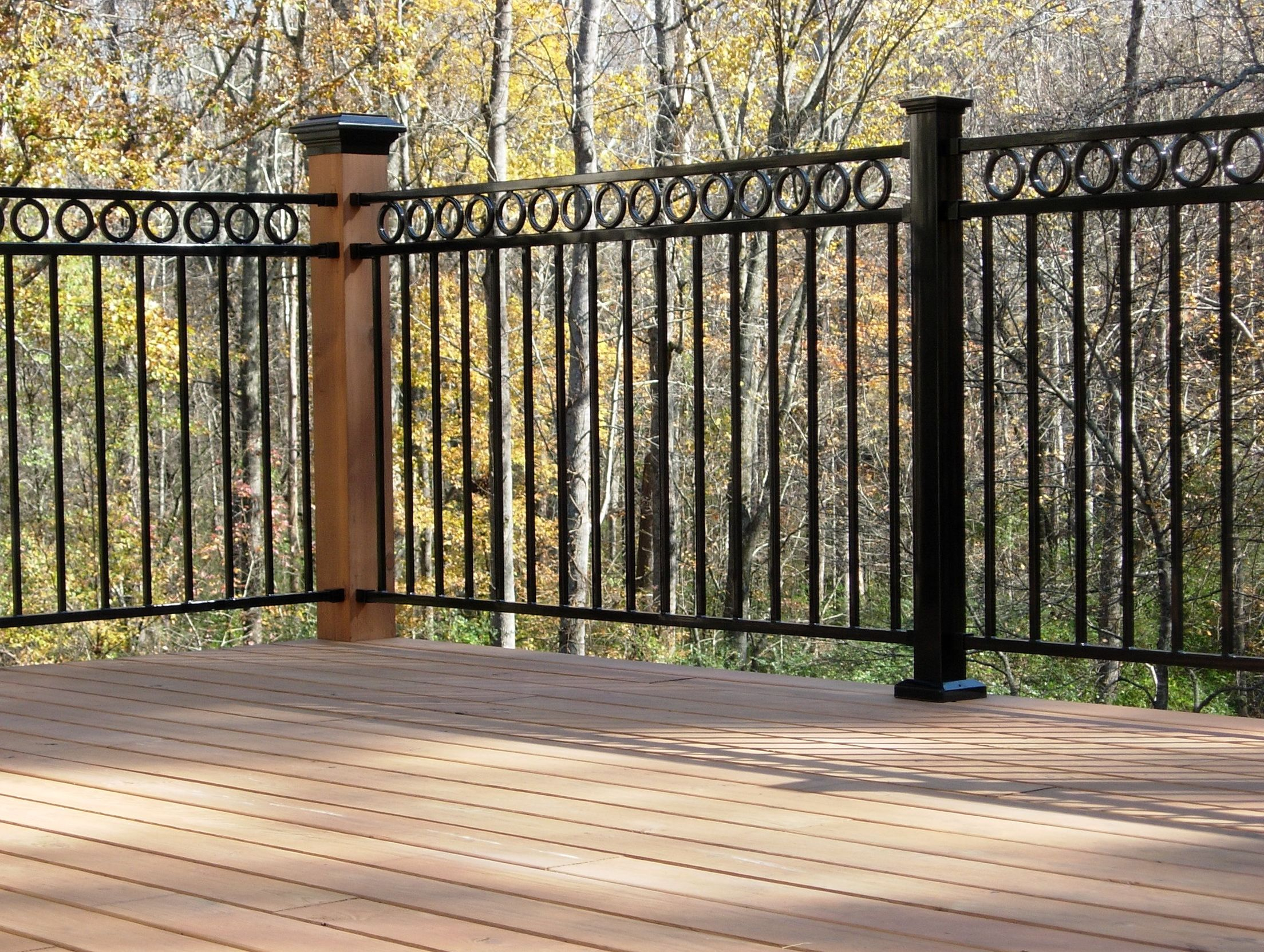 Outdoor Wrought Iron Railings Deck Home Design Ideas Exterior in measurements 2208 X 1663