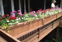 Outstanding Porch Rail Planters Also Patio Planter Boxes regarding size 3264 X 2448